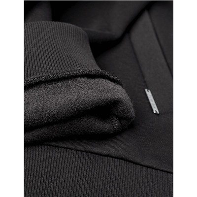 Худи на молнии из премиального футера трехнитки с начесом