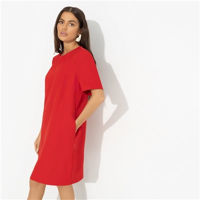 Платье с карманами, Виртуальные будни (red)