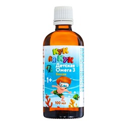 Детская Омега-3, «Кук Ля Кук», со вкусом банана, 100 мл