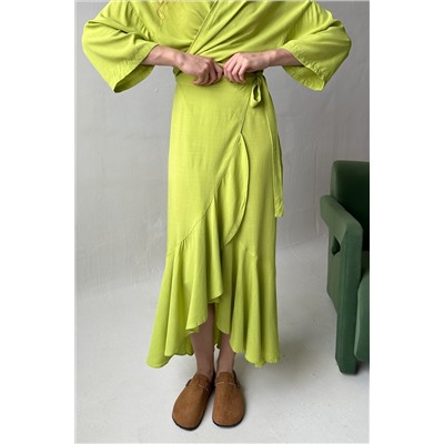 Юбка женская  EASY035/02/Салатовый