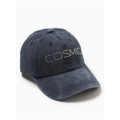 Кепка женская со стразами MIST Cosmic, синяя, размер 56-58