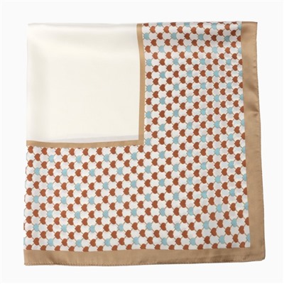 Платок женский MINAKU, размер 70×70 см, молочный, бежевый