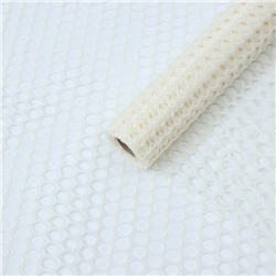 Сетка для цветов и букетов «Баблз», белый, 0.6×4.5 м