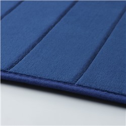 Коврик для ванной и туалета SAVANNA Memory foam, 50×80 см, синий