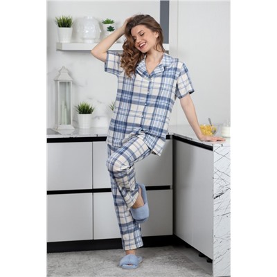 Пижама Шик-1 (Голубой)