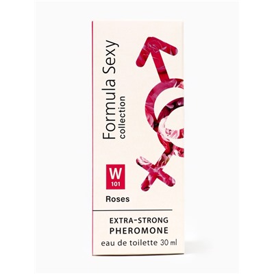 Туалетная вода женская с феромонами Formula Sexy collection Roses W101, 30 мл