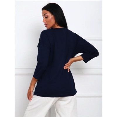 Футболка "Дженни" (Чернильно-синий)