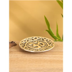 Подставка под благовония «ОМ», алюминий