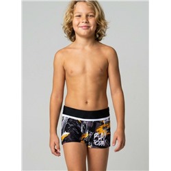 Плавки-шорты трикотажные для мальчиков, средней длины