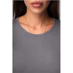 Однотонное женское платье-футболка Happyfox