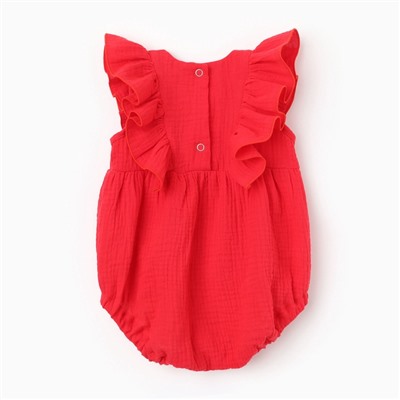 Боди детское MINAKU, рост 86-92 см, красное