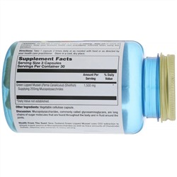 Health From The Sun, Новозеландская зеленая мидия, 1500 мг, 90 капсул (Discontinued Item)