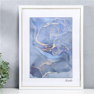 Фоторамка для фото 30×40 см Keep memories «Офисная», пластик, белый, (пластик)