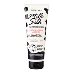 Шампунь для волос Delicare Milk&Silk, увлажнение, 250 мл