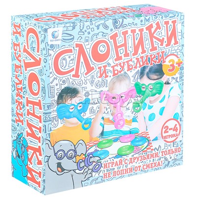 Настольная игра "Слоники и бублики" в коробке