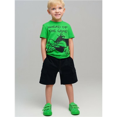 Комплект трикотажный для мальчиков: фуфайка (футболка), шорты