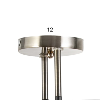 Люстра «Каэль» 2хЕ27 40 Вт черно-бронзовый 40×28 см