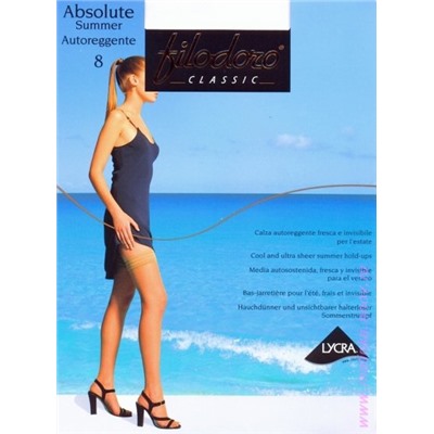Чулки классические, Filodoro classic, Absolute Summer 8 Auto
