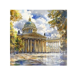 Блокнот 105х105 мм 48л "СОБОР. САНКТ-ПЕТЕРБУРГ" 71569 Феникс