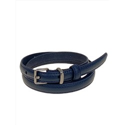 Ремень женский из натуральной кожи, цвет синий
