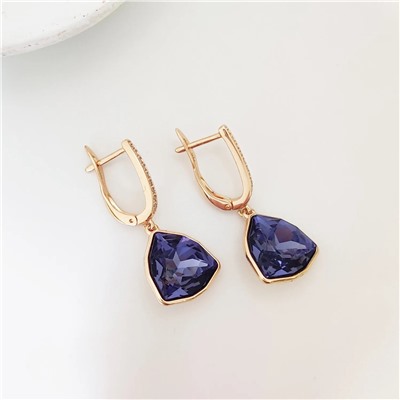 Серьги с кристаллами Swarovski