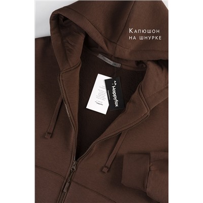 Женский костюм из футера с начесом Happyfox