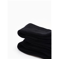 Носки спортивные с компрессией Resport, 3 пары, размер 35-38, чёрные