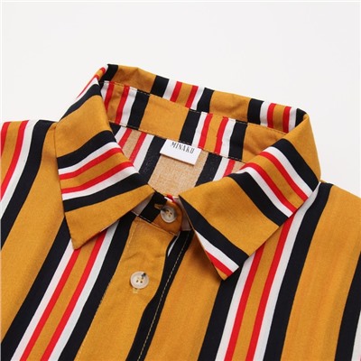 Платье-туника женское MINAKU: Enjoy, жёлтое, размер 46