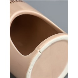 УЦЕНКА Аромалампа керамика «Я это отпускаю» бежевая 7.2×7.2×11.6 см