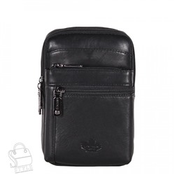 Сумка мужская кожаная кожаный 325016Z black Zinimsk