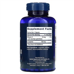 Life Extension, L-аргинин, 700 мг, 200 капсул