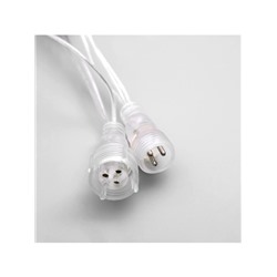 Гирлянда «Бахрома» 3×0.9 м, IP44, УМС, прозрачная нить, 232 LED, свечение синее, 220 В