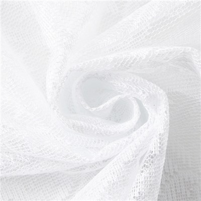 Скатерть «Доляна. Ажур», белая, d=180±5 см, 100% п/э