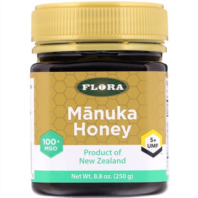 Flora, Manuka Honey, MGO 100+, 8.8 oz (250 g)