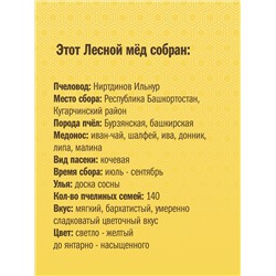 Мёд лесной "Русский стиль" 230 гр