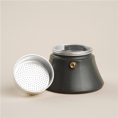 Кофеварка гейзерная SL Home «Ферамо», 150 мл, 11×15.5×12 см, оливковая