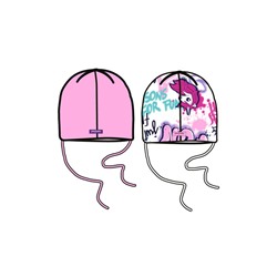 Шапка детская трикотажная для девочек, 2 шт в комплекте