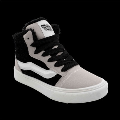 Кроссовки на меху 6687-1 черные