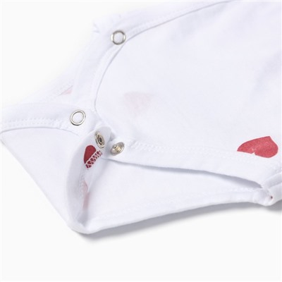 Боди детское MINAKU, рост 74-80 см, молочное