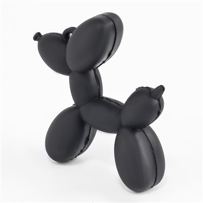 Алмазная мозаика на брелоке "Собачка" черный