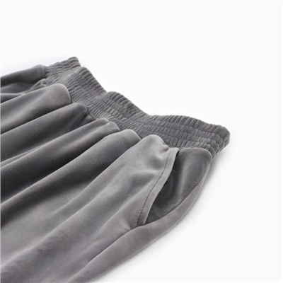 Костюм женский (свитшот, брюки) KAFTAN Plushy, размер 40-42, серый