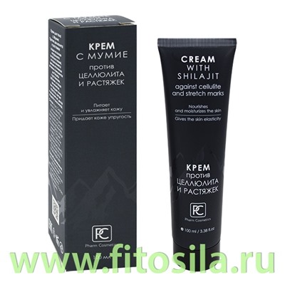Крем для тела с мумие. Против целюлита и растяжек, 100 мл "Фармгрупп"