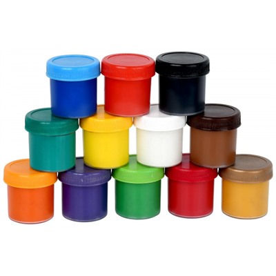 Гуашь 12цв 35мл   ГКМ12/35 Каляка-Маляка