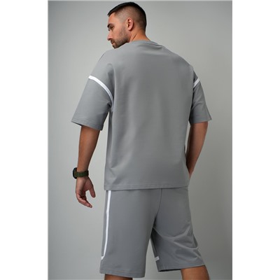 Мужской костюм оверсайз из футера двухнитки Happyfox