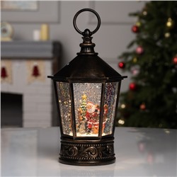 Фигура светодиодная «Снежные чудеса», 22×14 см, музыка, батарейки ААх3 (не в комплекте), USB, свечение тёплое белое