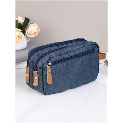 Косметичка 10х25х15 см синий / XN-019BLU /уп 150/подарок мужчине