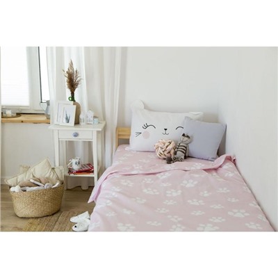 Постельное бельё 1.5-спальное «Этель» Pink cat, бязь
