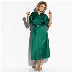 Платье шёлковое, Икона моды (зелёное)