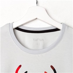 Футболка мужская новогодняя KAFTAN Family look, размер 52