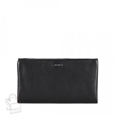 Клатч мужской кожаный 20934 black Pratero
